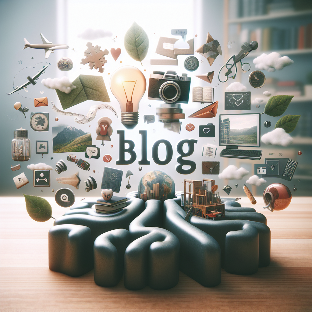 AI Blog with surrounding elements