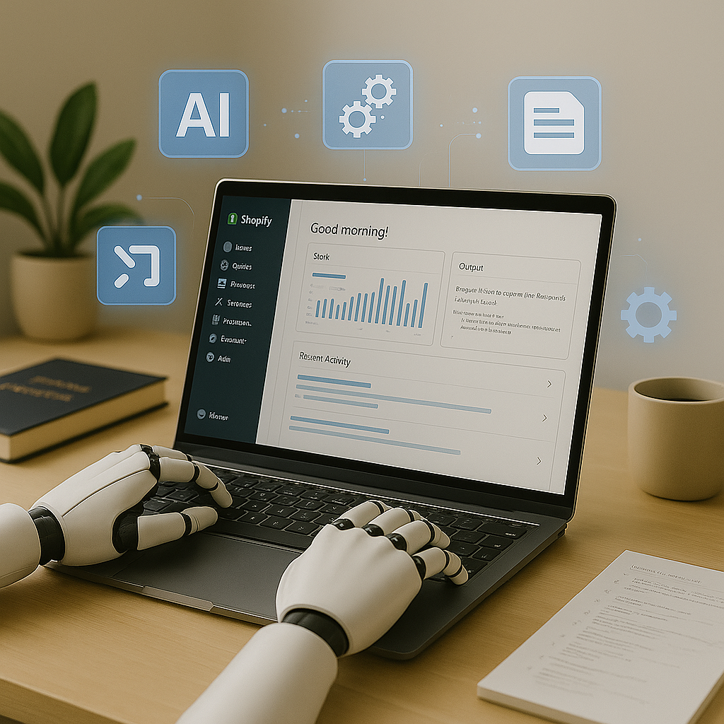 Can I use AI content tools with Shopify?