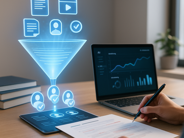 How do I use content to qualify leads?