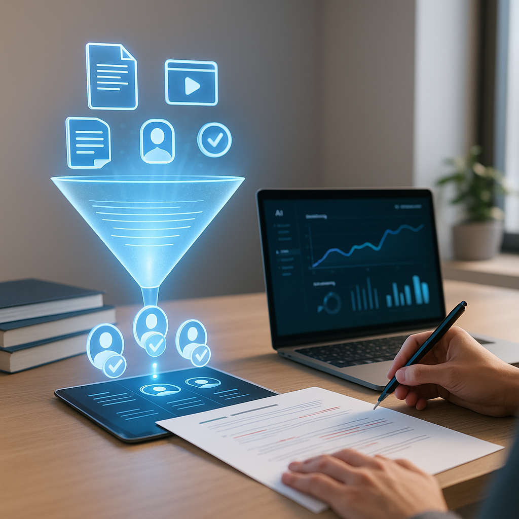 How do I use content to qualify leads?