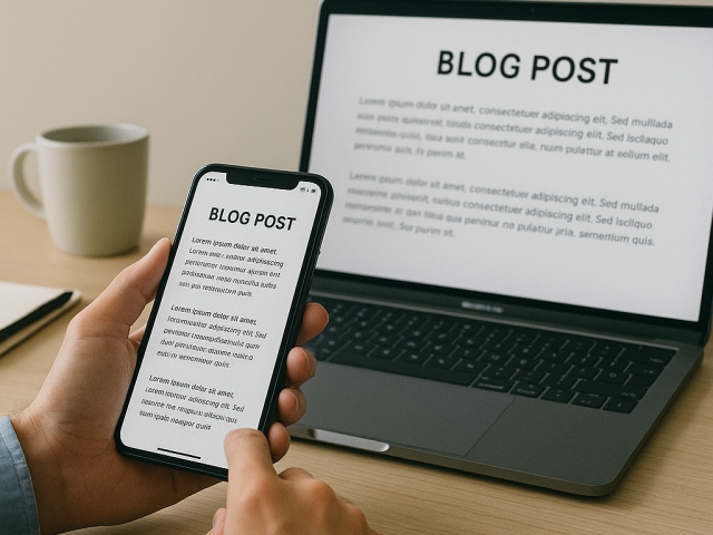 What’s the best way to format blog posts for mobile?