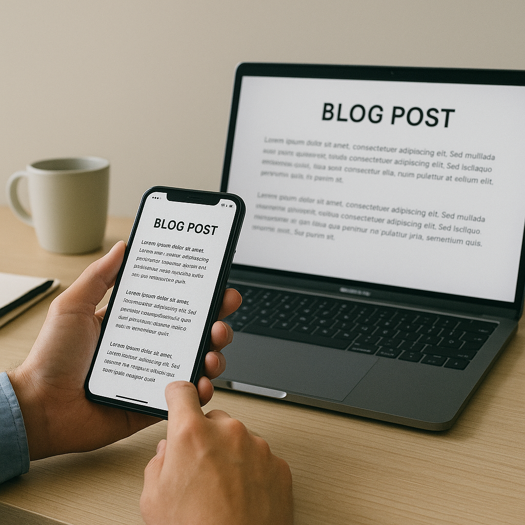 What’s the best way to format blog posts for mobile?