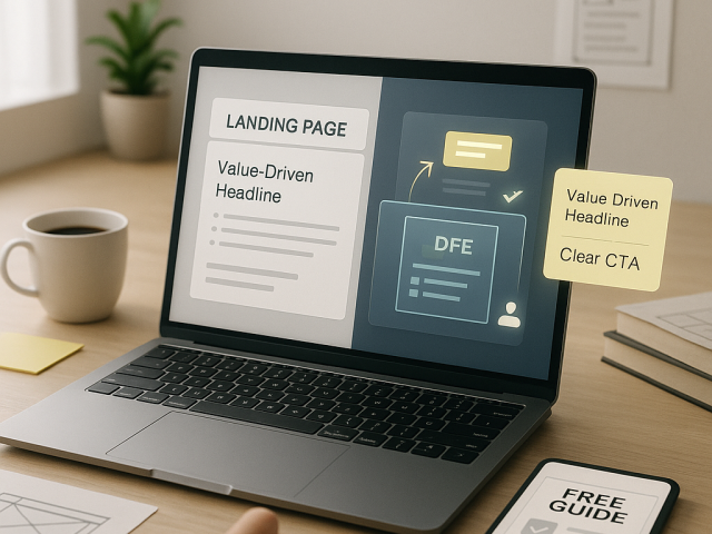 How do I write landing page copy for lead magnets?