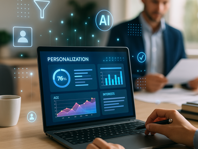 How do I use AI to personalize lead generation content?