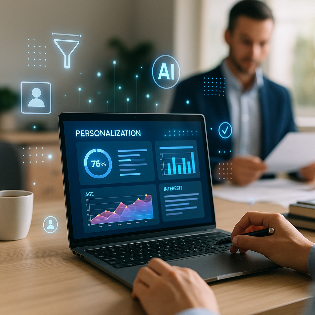 How do I use AI to personalize lead generation content?