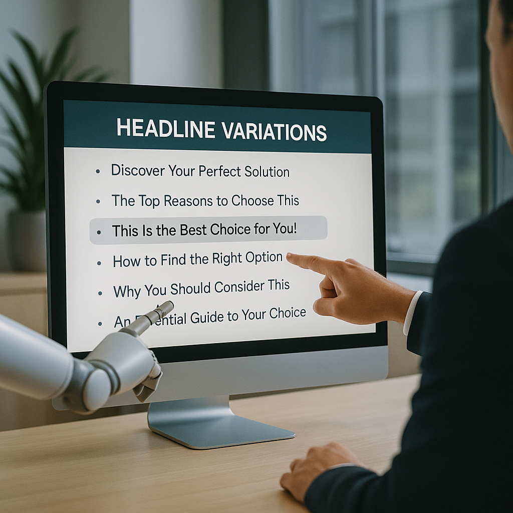 Can AI generate persuasive headlines for landing pages?